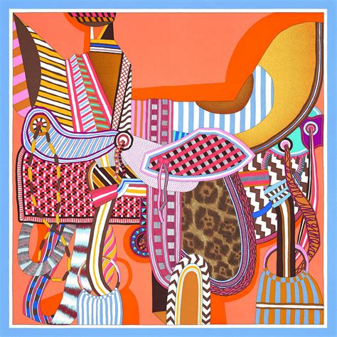 hermes paintings|most famous hermes scarf designs.